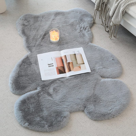 Teddy Bear Rug  (Grey)