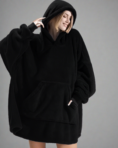 Hooody - Blanket Hoodie Black