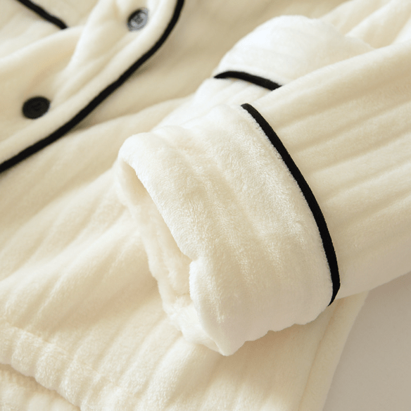 Fleece Pyjamas - Royal - Unisex White Sleeve