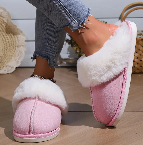 Huggle Slippers Pink Front
