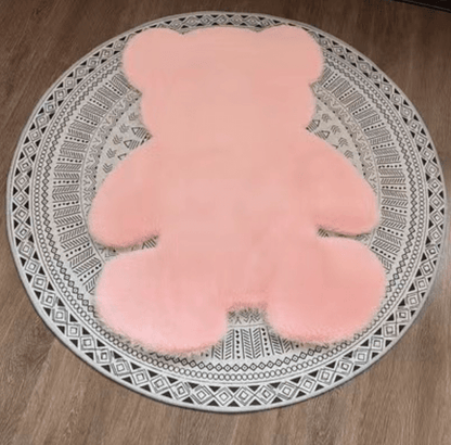 Teddy Bear Rug (Pink)